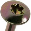 Hillman Wood Screw, #8, 1-3/4 in, Zinc Yellow Steel Pan Head Torx Drive 48647